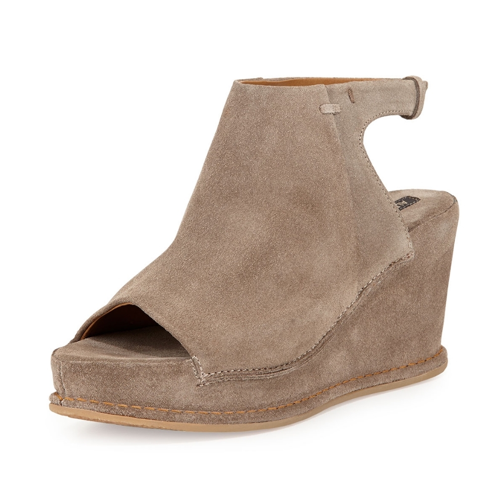 Alberto Fermani Aleria Allover Suede Wedge In Sand EU 40 US 10 Org $410